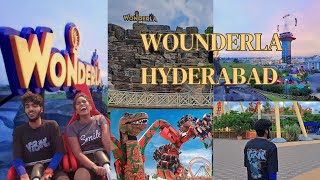 Wonderla Hyderabad 🎢  Amusement park in Hyderabad 2023  Anwrvibes vlogs [upl. by Arundell35]