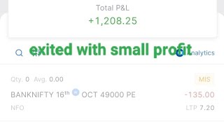 Intraday Trade 14 October 2024 intraday banknifty options [upl. by Yespmed94]