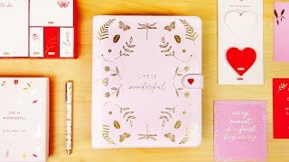 Kikki K quotLife Is Wonderfulquot A5 Planner REVEAL amp Review [upl. by Adniuqal]