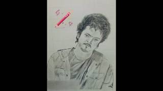 GOAT Vijay Pencil Drawing [upl. by Oliver]