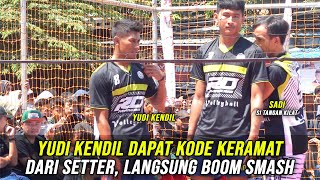 YUDI KENDIL DAPAT KODE KERAMAT DARI SETTER SI TANGAN KILAT LANGSUNG BOOM SMASH BIKIN LAWAN SOACK [upl. by Etteyafal]