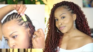 PreLooped Crochet Faux Locs Tutorial ft Toyotress Hair [upl. by Ahsilaf]