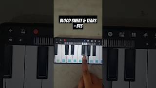 Blood Sweat amp Tears  piano cover piano bts shorts shortfeed [upl. by Shara]