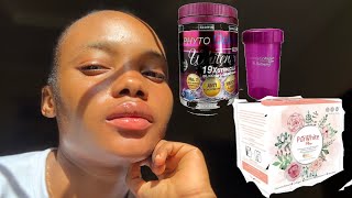 Honest Review About Phyto Collagen Supplement Whitening Supplement skincare [upl. by Nidnarb]