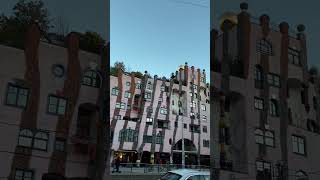 The Hundertwasser Building building wonderful art discover explore art [upl. by Sathrum]