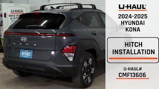 20242025 Hyundai Kona  UHaul Trailer Hitch Installation  CMF13606 [upl. by Asila]