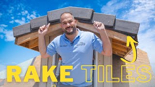 How to Install Rake Tiles on a Flat Tile Roof [upl. by Oniliuqnart604]