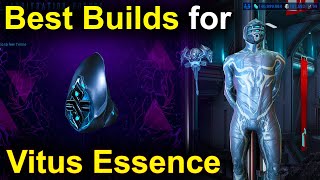 Warframe Best Builds for Vitus Essence Farm Arbitrations [upl. by Corette]