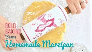 Easy Homemade Marzipan Almond Paste  Gemmas Bold Baking Basics [upl. by Aerdnaed238]