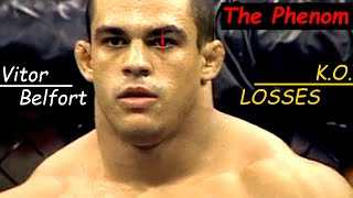 PHENOMenal MMA LOSSES by KO Vitor Belfort quotThe Phenomquot [upl. by Halimeda]