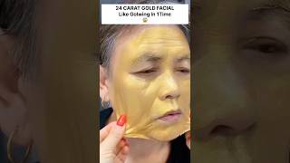 Parlour Like Golden Facial At HomeGet Glowing SkinRemove Dark Spots amp Pimple skin beauty shorts [upl. by Melvina707]