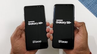 Samsung Galaxy A8 2018 vs Samsung S8 Speed Test Comparison [upl. by Angle]