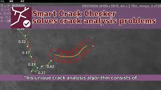 Kyoto SUGITEC SmartCrackChecker AIanalysis LogisticsWarehouse DataCenter Renovation [upl. by Waki]