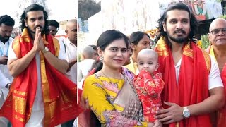 Hero Nikhil Siddharth With Family Visuals  Tirumala  Filmytalkss [upl. by Masera]