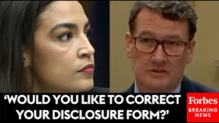 AOC Grills Witness On His Connection To Energy Lobbyist Firm [upl. by Ardenia668]