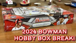 2024 Bowman Baseball Hobby Box Break [upl. by Corotto]