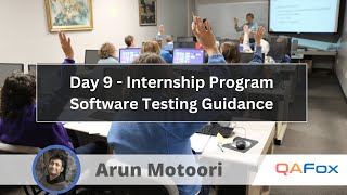 Day 9  Internship Program Software Testing Guidance [upl. by Karlis]