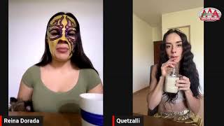 DESAYUNANDO CON QUETZALLI EPISODIO 5 CON REINA DORADA [upl. by Eniawed]