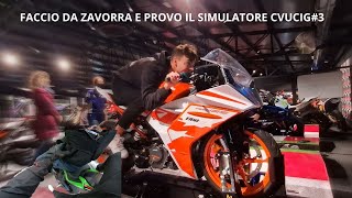 FACCIO DA ZAVORRA E PROVO IL SIMULATORE DI MOTO CVUCIGS3 [upl. by Ynnelg]