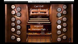 Carl Orff Carmina Burana In Trutina Sonarte organ Hauptwerk Oloron [upl. by Eves]