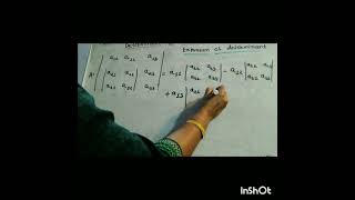 Std11 4 Determinants and Matrices Expansion of determinantMath 1 [upl. by Neleag]