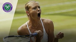 Maria Sharapova vs Serena Williams Wimbledon final 2004 Extended Highlights [upl. by Airym]