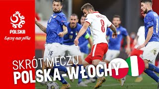 OBSZERNY SKRÓT meczu POLSKA – WŁOCHY 00 [upl. by Francklin]