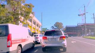 Epping Road  Beecroft  Carlingford Sydney drive australiatravel roadrules d [upl. by Nellda]