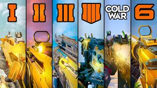 Unlocking Gold Camo in EVERY CoD Black Ops [upl. by Ilellan307]