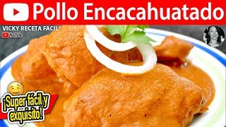 POLLO ENCACAHUATADO  VickyRecetaFacil [upl. by Jessalyn]