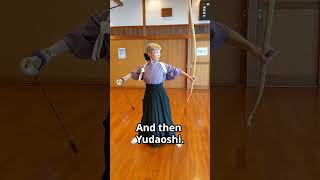 Kyudo OnePoint Lesson Wearing a purple kimono and maintaining Zanshin for 10 seconds kyudo [upl. by Cecile800]