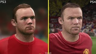 FIFA 17 PS3 vs PS4 Pro Graphics Comparison Manchester United [upl. by Euv455]