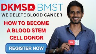 How to Donate blood stem cell ll DKMS BMST registration ll dkms swab kit instructions [upl. by Treblihp928]