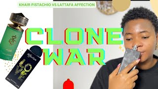 The Best Kayali Yum Pistachio Gelato Clone Khair Pistachio VS Lattafa Affection  Clone War [upl. by Hutchinson]