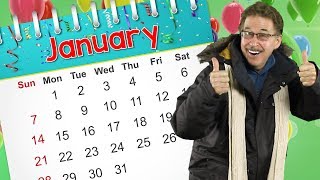 January  Calendar Song for Kids  Jack Hartmann [upl. by Alliuqet]