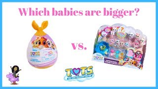 NEW Disney Junior TOTS Surprise Nursery Babies Unboxing and TOTS Babies Size Comparison [upl. by Bikales]