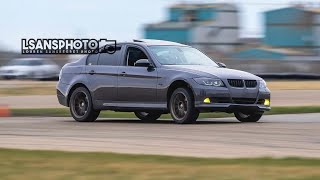 E90 N52 328xi Best Lap at Stratotech Park Event [upl. by Enelaehs]