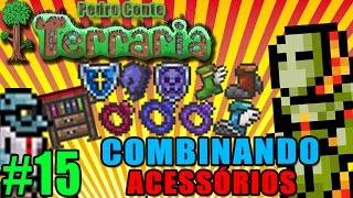 Terraria 15  PC  Combinando Acessórios Spectre Boots Obsidian Shield e Mana Regeneration Band [upl. by Euqinitram]