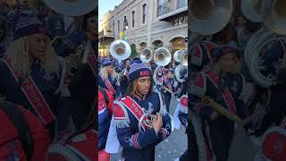 Abramson Sci Academy Marching Band  Allstate Sugar Bowl New Years Parade [upl. by Yenruoj]