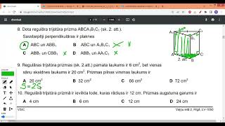 CE 2016 1 daļa 8  10 uzdevums Valsts eksāmena Matemātikā [upl. by Vince784]