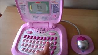 Review of the GIRLS PINK VTECH MY LAPTOP TOY LEARNING COMPUTER [upl. by Nakhsa]