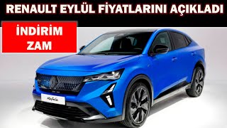 RENAULT EYLÜL FİYATLARINI AÇIKLADISEVİNENLERMİ ÜZÜLENLER Mİ [upl. by Tacy]