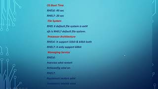 Linux Interview QampA Difference Between RHEL 6 amp 78 V5 [upl. by Aillicec]