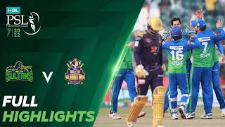 Full Highlights  Multan Sultans vs Quetta Gladiators  Match 25  HBL PSL 7  ML2T [upl. by Eleumas]