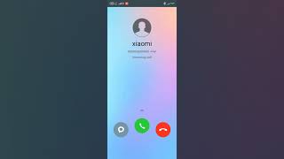 fake call xiaomi miui incoming call ringtone viber watsapp google duo [upl. by Nerrawed]