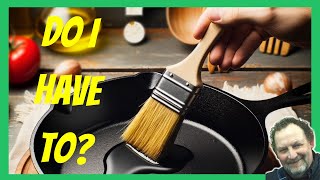 Do You Oil The Outside Of A Cast Iron Skillet [upl. by Doralyn403]