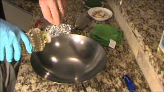 How To Season A Carbon Steel Wok [upl. by Hansel]