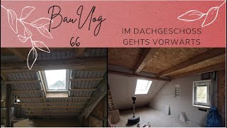 BauVlog 66 Trockenbau an der Giebelwand [upl. by Derna30]