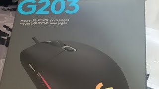 nuevo ratón vaquero logitech g203 una maravilla [upl. by Aratnahs]