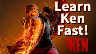 Learn Ken Masters In 3 Minutes SF6 Character Guide amp Combos [upl. by Llenyt]